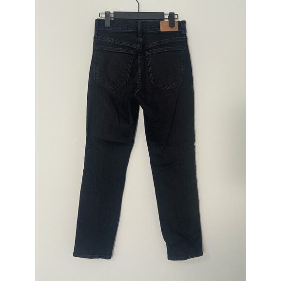 NWOT Madewell The MId-Rise Perfect Vintage Jeans in Clean Black Wash Size 25 - Picture 6 of 16
